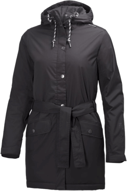 Helly Hansen Women's W Waterproof Lyness Insulated Rain Coat Medium 991 Black Sarah Print