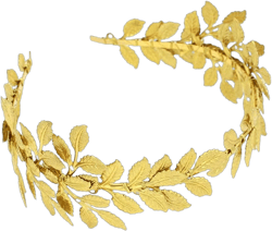 ifundom Greek Roman Laurel Leaf Golden Laurel Leaves Crown Tiara Costume Accessories Womens Leaf Headband Hair Comb Bridal Wedding Headpiece Hair Accessories