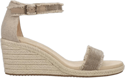 VANELi Womens Layry Chain Espadrille Casual Sandals Casual Mid Heel 2-3" - Beige 7 Natural Canvas