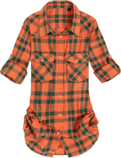 Alimens & Gentle Womens Plaid Flannel Shirts Long Sleeve Roll Up Casual Button Down Shirt
