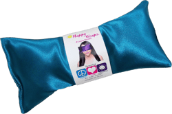 Lavender Eye Pillow - Hot Cold Aromatherapy Satin Eye Mask for Yoga, Sleeping, Migraines, Stress, Relaxation - Gifts for Women, Birthdays, Coworkers, Christmas - AuqaBlue Aquablue