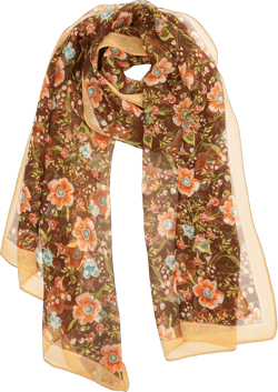 YOUR SMILE Ladies/Women's Lightweight Floral Print/Solid Color mixture Shawl Scarf For Spring Summer season (207)