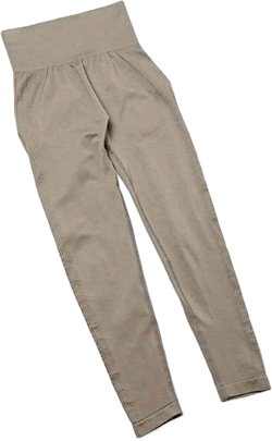 Women Seamless High Waist Elastic Waist Pants - Booty Lifting, Compressive Fitness Yoga Pants, Postpartum Body Shaping Tight Leggings