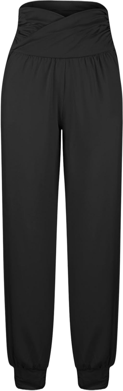 High Rise Work Pants for Women Stretchy Office Pants Straight Tailored Pants Flowy Petite Pants Business Casual Pants Large Black