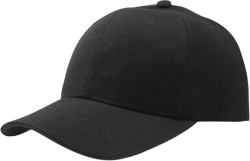 Unisex Baseball Cap, Twill Adult Classic Snapback Hat Hip Hop Visor Cap, Adjustable, Curved Brim Black One Size
