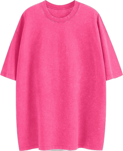 Oversized T Shirts for Women Vintage Basic Boyfriend Tees Loose Fit Baggy Grunge Shirts Acid Wash Cotton Tshirt Tops 3X-Large Acid Wash - Rose