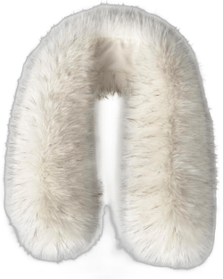 Faux Fur Collar Women Trim for Hood Replacement for Winter Coat Parka Jackets Unisex Like Real Fur Soft Fluffy 25.6"/65CM White Dye Tip