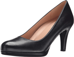 Naturalizer Women's Michelle Classic Pump 6 Wide Black Leather