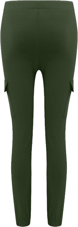Olyvenn Cargo Pants Women's Plus Skinny Slim Fit Female Casual Outwear Fashion Women Drawstring Solid Elastic Waist Pocket for 2022 Women Tops Army Green S