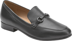 Johnston & Murphy Ali Bit Loafer Women’s Shoe – Womens Dress Shoes, Office Shoes for Women, Slip On Leather Loafers 7 Black