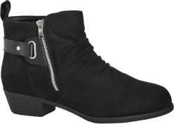 Avenue Women's Wide Width Rossi Ankle Boot - 12 W, Black