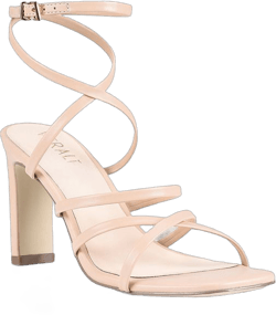 Kindred Strappy Block Heels Nude