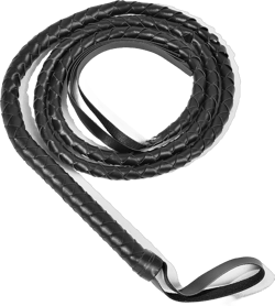 U-Goforst Black Whip, Indiana Whip Cat Woman Whip Costume, Fake Bull Whip, PU Leather Lion Tamer Cowboy Whip for Adults Women Halloween Costume Accessories