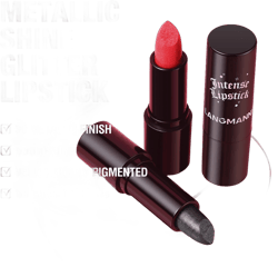 Jolilab Sparkling Lipstick Lip Gloss Long Lasting Waterproof Moisturizer Lip Balm Glitter Shimmer Metallic Lipstick, Diamond Shiny Bold Glow Goth Lipstick for Women Girls,Non-sticky (1, 03#) 03#Crimson Glitz 1