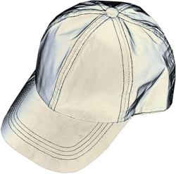 PAODIKUAI Men and Women Night Reflective Hat Runner Cap Visor Bucket Hat Flash Rave Festival Boonie Cap