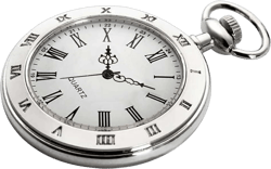 Vintage Pocket Watches for Men with Chains, Analog Pocketwatch for Women Roman No. Gifts for Dad/Grandpa Gifts for Him for Birthday Silver Large