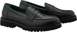 Women's Richee Penny Loafer Black Nappa Leather