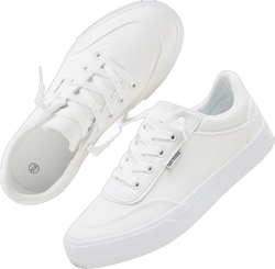 hash bubbie Unisex Slip on Sneakers Women's Canvas Sneakers Classic Non Slip Canvas Shoes Casual Tennis Shoes for Men 9.5 Women/7.5 Men White