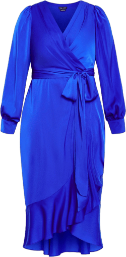 CITY CHIC | Women's Plus Size  Ophelia Maxi Dress - ultra blue - 18W