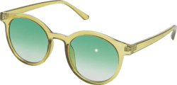 A.J. Morgan Women's Low Key Round Sunglasses Olive Green 51 Millimeters