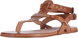 Bed|Stu Moon Womens Leather Sandal 9 Tan