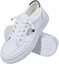 Sneakers for Women,Walking Shoes,Athletic Comfortable,Casual Classic Breathble Women's Shoes 8 White Grey