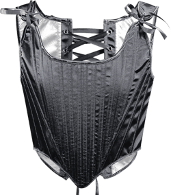 JGGSPWM Vintage Gothic Satin Lace-Up Corset Tops for Women Bustier Body Shapewear Waist Trainers Overbust Corset Lingerie Bodyshaper Black XXXL