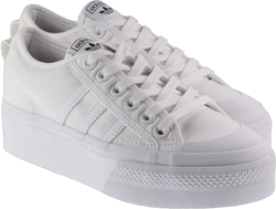 Adidas Originals Trainers Womens Nizza Platform Cloud White