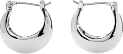 Ana Luisa Abby Chunky Hoop Earrings - 14K Gold Plated and Silver Rhodium Plated Dome Style Hoops - Hypoallergenic, Water-Resistant - Stylish Hoop Earrings for Women - Valentine's Day Gift for Her