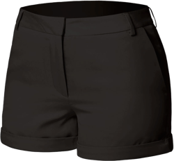 Design by Olivia Women's Body Enhancing Lightweight Comfort Summer Casual Shorts with Pockets Small Black