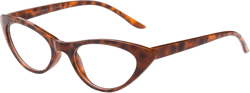 Women Vintage Cateyes 80s Fashion Clear Lens Cat Eye Glasses Tortoise