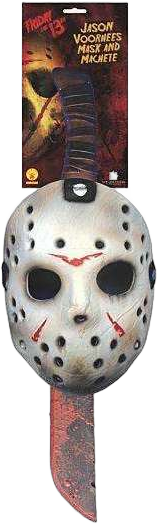Friday The 13th Jason Voorhees Mask and Machete Set