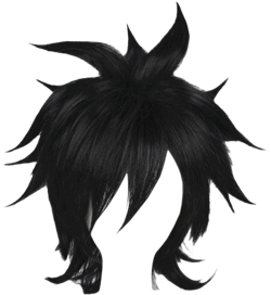 APE Halloween Costume Cosplay Wig 13.8 Inch Short Straight Spiky Cut Black Wig Unisex Layered Wig for Daily Use/TV/Film/Anime Character Cosplay/Party/Performance BLK