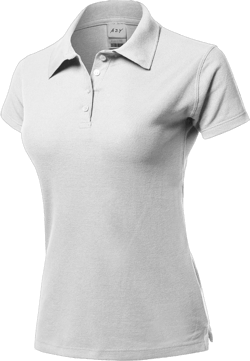 A2Y Women's Basic Casual Essentials 4-Button Junior-Fit PK Cotton Pique Polo Shirt X-Large Yawsts0001 White