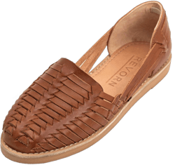 REVORN - SAINT Designer Huarache | Handcrafted Women Sandal | 100% Genuine Leather | Ultra Comfortable Insole | Flexible Sole | Sophisticated Design Tan 8.5