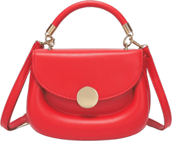 JHVYF Women Small Crossbody Bags Shoulder Bag Classic Satchel Handbags Ladies Cute Purses 3 Red