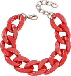Colorful Summer Chunky Link Neon Bracelets Trendy Minimalist Macaron Candy Color Resin Link Bracelet Thick Acrylic Paperclip Chain Bracelet for Women Summer Beach Jewelry