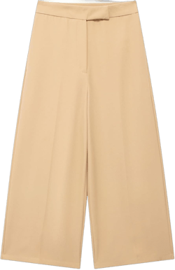 Dressy Loose Fit Pants for Women High Waist Work Office Palazzo Pants Summer Casual Wide Leg Trousers with Pockets X-Small Khaki