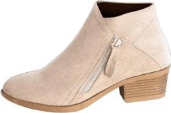 Boots for Women Ankle Booties 2022 Fall Fashion Side Zipper Pointed Toe Block Chunky Mid Heel Boots Solid Slip on Casual Comfy Ladies Shoes 9 Beige
