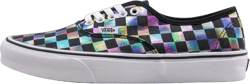 Vans Authentic Unisex/Adult shoe size Mens 8/Womens 9.5  Athletics VN0A2Z5ISRY ((Iridescent Check) Black/True White)