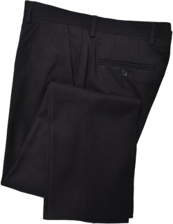 Men's Premium Slim Fit Flat Front Dress Pants - Many Colors… 36W x 32L Black Slim Fit Flat Front