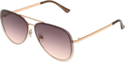 Sofia Vergara X Foster Grant Sofia Vergara Women's Aviator Rose Gold Adult Sunglasses