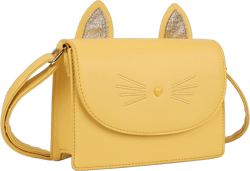 Cute Purses for Teen Girls Small Crossbody Purse and Handbags Cat Gifts for Kids Light Yellow