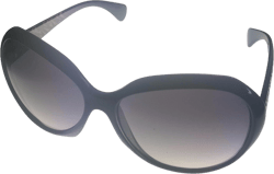 Kenneth Cole Reaction Womens Oversized Fashion Round Black Animal Sunglass KC1221 92B