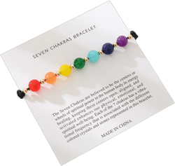 Sushi AYA AYA Women Beads for Bracelets 7 Color Stone Beads Rope Bracelet Pull Bracelet Woman Simple Senior Sense Bracelet Jewelry Gift With Card