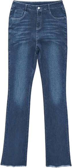 VOYOAO Flare Jeans Pants for Women Classic High Waist Stretch Bell Bottom Denim Pants Bootcut Jegging Trousers Plus Size