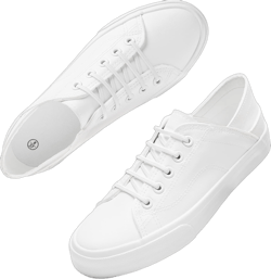 Women's Slip on Shoes PU Leather Slip on Sneaker Fashion White Tennis Shoes Low Top Black Casual Shoes 9.5 White