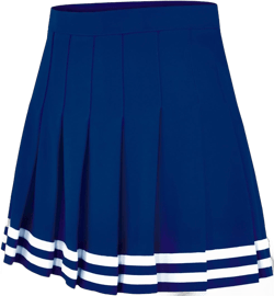 Double-Knit Knife-Pleat Cheerleading Skirt - Cheer Uniform Skirt - Womens Sizes