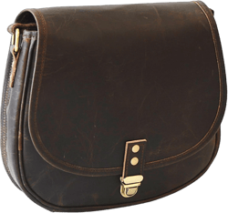 11 inch Crossbody bag for women Handmade Genuine Buff Leather Vintage Shoulder Brown Handbag Purse.
