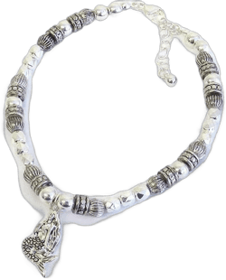 Fashion Jewelry ~ Sealife Theme Metal Beads and Mermaid Charm Anklet for Women Casual